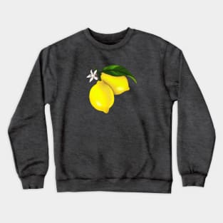 Cute Yellow Lemon Graphic Crewneck Sweatshirt